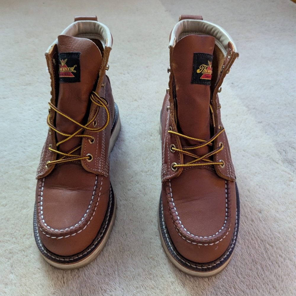 Men's 6" Thorogood Wedge Sole Work Boots 6.5 D (Medium)